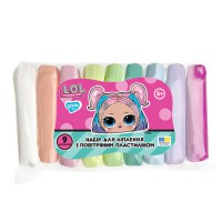 Набір для ліплення з повітряним пластиліном L.O.L. Surprise!, 9 кольорів пастель, TM Lovin