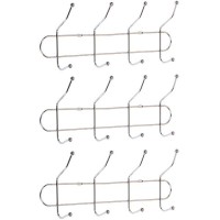 Вішалка настінна на 4 подвійні гачки, 31,5×8×13 см