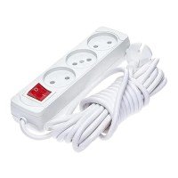 Подовжувач електричний з вимикачем на 3 розетки 5 м K0300-5M