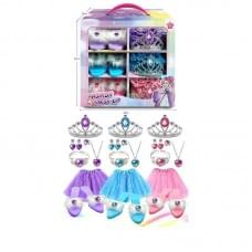 Набір аксесуарів прикраси, 3 спідниці, 3 пари черевиків, в кор. /24-2/