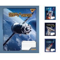 Зошити учнівські 36 аркушів лінія. YES Space 15 шт. в упаковці