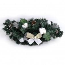 Новогодний декор "Елочная ветка с игрушками" 57см 1025DSCN