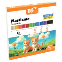 Пластилін Yes Orange Line, 12 кольорів, 240 г