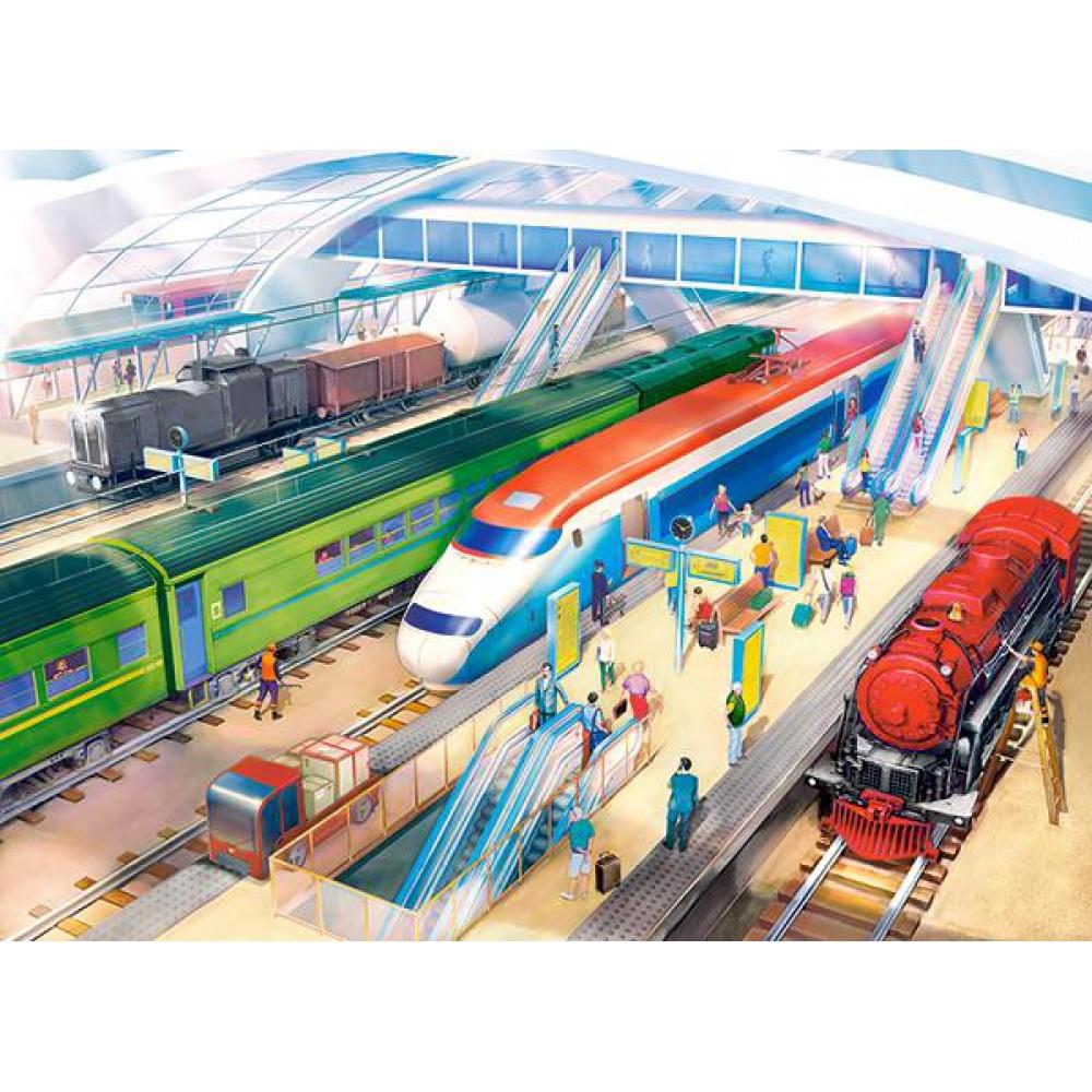 Кастор пазли 100 "Вокзал" B-111190