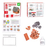 Будівельний набір для творчості з міні-цеглинок "Будиночок", 31023