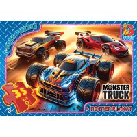 Пазли G-Toys Монстер траки, 35 елементів, MT180