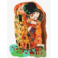 Набір для розпису по номерах Поцілунок, 30x40 см, КНО4866