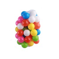 Кульки великі м’які, 80 мм, 50 шт. в сітці, МЗ, 12023