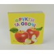 Книга Карамелька, Фрукти та овочі (українською)