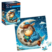 Пазли De.tail Сонний поні, 64 деталі, DT1234-06