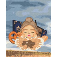 Набір для розпису по номерах Символи свободи ©Лілі Демачкович, 40x50 см, BS53285