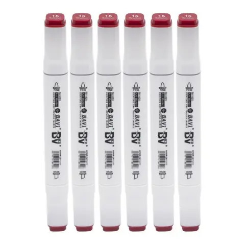 Скетч-маркер двосторонній №15, на спиртовій основі, 10 шт.