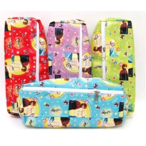 Пенал тканинний Frozen, 2 змійки, 20x8x4 см, з поролоном (В асортименті)