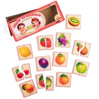 Пазл Половинки Фрукти Ubee ПСФ075