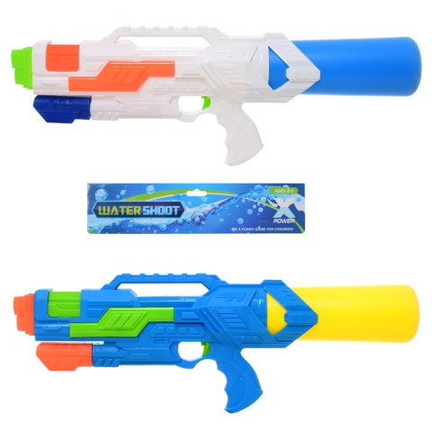 Водяний бластер помповий великий, 61 см, 27.5x68x9 см (В асортименті)
