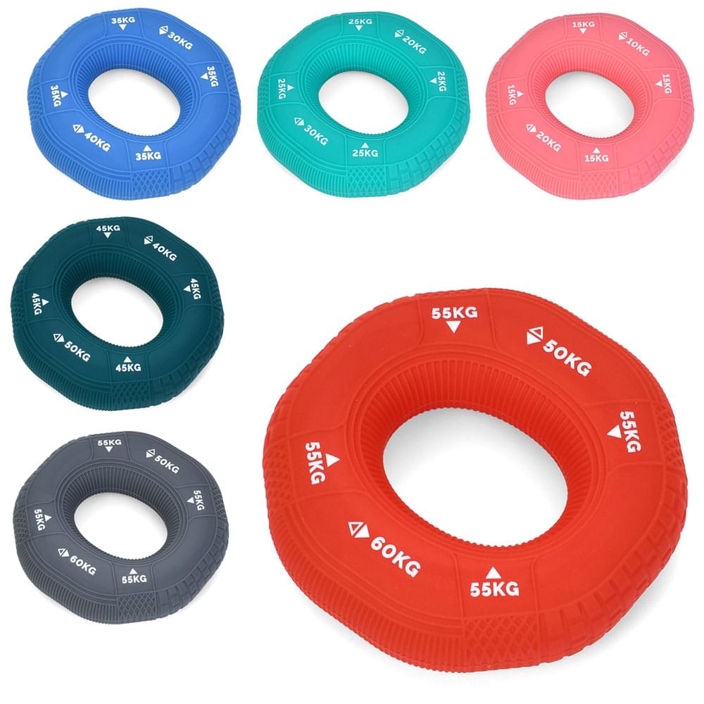 Еспандер кистьовий, 8,4-8,1-2,3см, 5видів/6кольорів (10-15-20кг, 20-25-30кг, 30-35-40кг, 40-45-50кг, 50-55-60кг), у п/е /36/