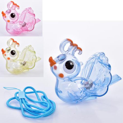 Свисток пташка, 11 см, світлові ефекти, шнурок, TD2023145-1 (В асортименті)