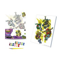 Картина за номерами Qbee Черепашки Ніндзя Кавабанга! 30×40 см QB914-013