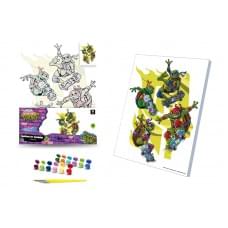 Набір для розпису по номерах Qbee "Черепашки Ніндзя: Кавабанга!" 30х40см QB914-013