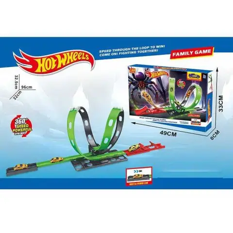 Трек машинка з інерцією наліпки 6614 шт 6614