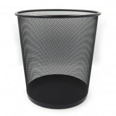 Корзина офисная металл. D26хD22x28см, черная
