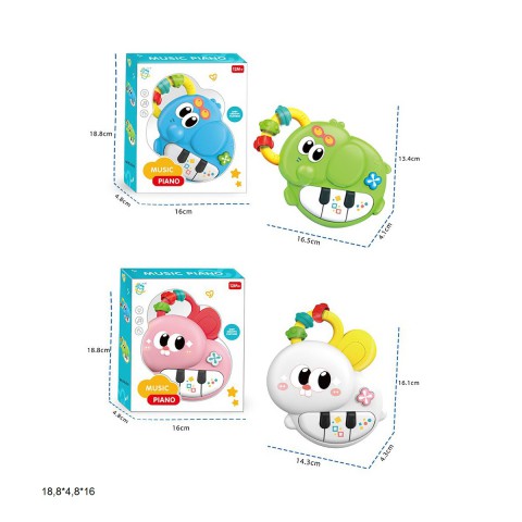 Орган Слоник/Зайчик, MBX09/MBX10, з музичними та світловими ефектами (В асортименті)