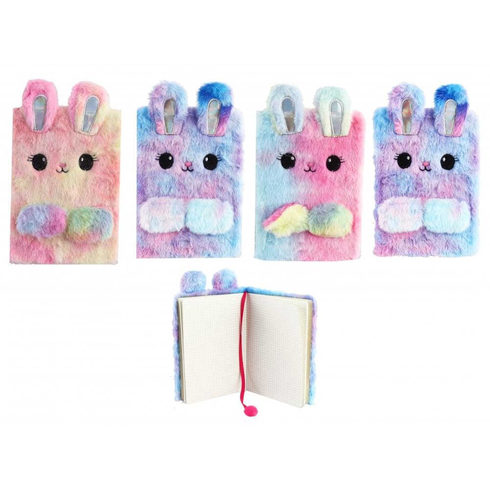 Блокнот пушистый "Зверята" А5, клетка P80 70g mix, 1шт/этик.