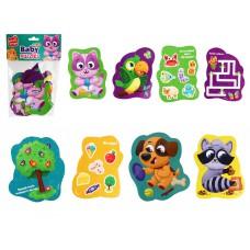 Набір пазлів максі Vladi Toys картонні з грою Малюк Зможе "Хатні улюбленці" VT1722-21