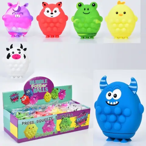 Монстр Pop It, 11 см, на присосках, FG240428062Q (В асортименті)