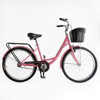 Велосипед міський Corso Travel TL-26611 26" + кошик, одношвидкісний