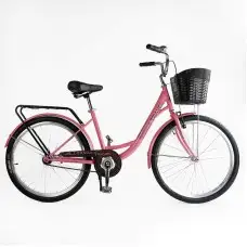 Велосипед міський Corso Travel TL-26611 26" + кошик, одношвидкісний