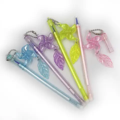 Ручка пиши-стирай Квіти з підвіскою, 12 шт.