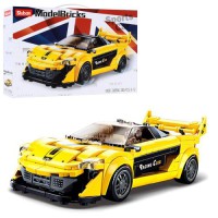 Конструктор SLUBAN Гоночна машина, 283 деталі, фігурки, 17.2 см, 38x24x7 см