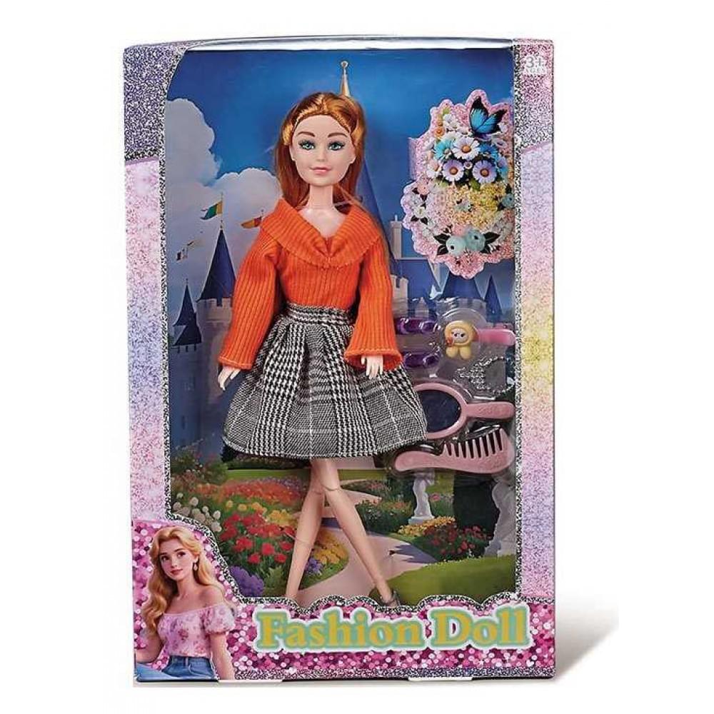 Лялька 30 см, шарнірні з'єднання суглобів, знімний одяг та взуття, аксесуари 8675-3