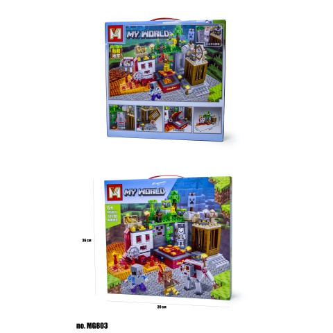 Конструктор Майнкрафт, MG803, 505 деталей