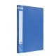 Папка А4 з боковим притиском Jobmax, синій