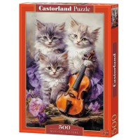 Пазл Кастор Музичні кошенята 500 елементів 47×33 см B-53988