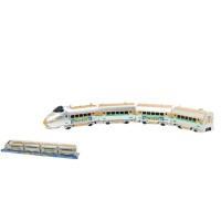 Поїзд МЕТЕОР з 3-ма вагонами, 757P, на батарейках, звукові ефекти