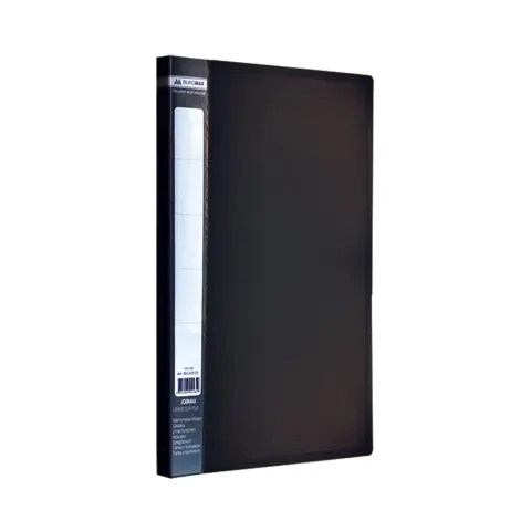 Папка А4 з боковим притиском Jobmax, чорний