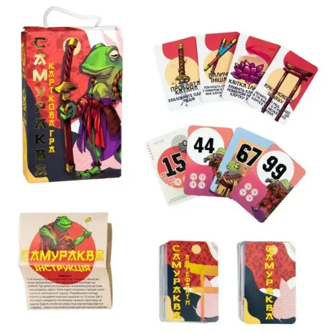 Настільна карткова гра Самураква, розширена версія, Стратег, 30239