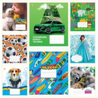 Зошити учнівські 12 аркушів коса лінія 25 штук в упаковці ТЕ43102