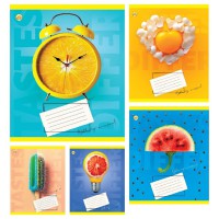 Зошити учнівські 48 аркушів клітинка Тверда Незвичайна, 10 шт. в упаковці