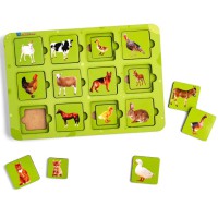 Пазл-сортер Мама та малюк домашні тварини Ubee ПСФ088