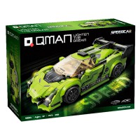 Конструктор Qman Гоночний автомобіль, 91005, 348 деталей