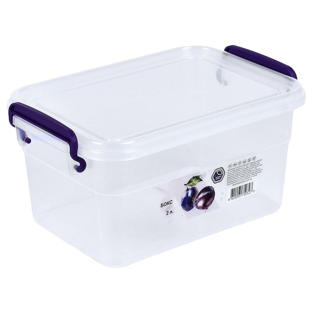 Контейнер харчовий з ручками 2.0л 14.6*22*11см NP-14 /40/
