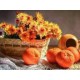 Алмазна мозаїка за номерами Натюрморт з апельсинами, 30x40 см, полотно на рамі