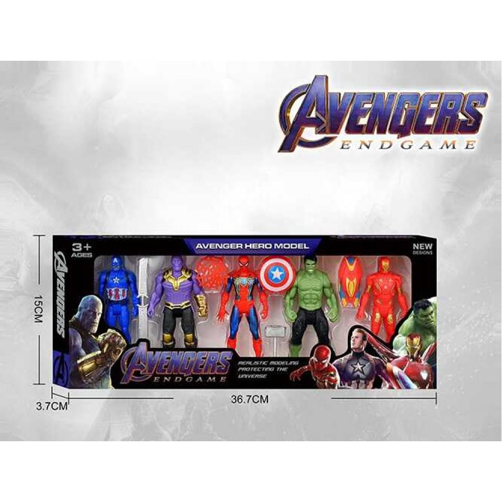 Набір героїв 5 фігурок, висота: 11.5 см, рухомі кінцівки, голова обертається на 360°, аксесуари, в кор. /120-2/