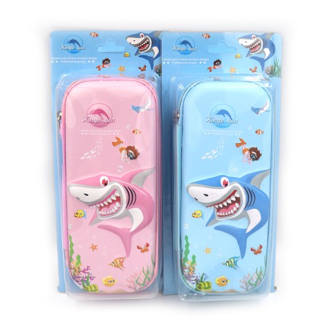 Пенал жорсткий об’ємний Акула, 21.5x4x8.5 см, PVC (В асортименті)