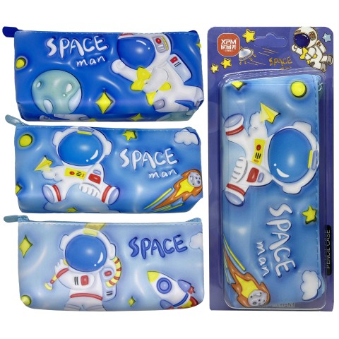 Пенал-косметичка Космонавт, PVC, 8x36 см (В асортименті)