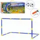 Футбольні ворота 120×56×62 см сітка м'ячі 2 шт насос MR1561